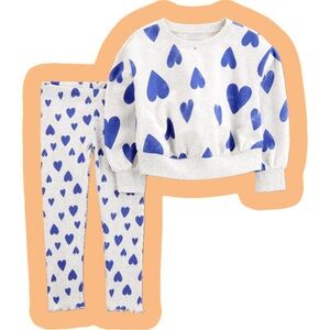 Carter’s Baby 2-Piece Heart Sweatshirt & Pant Set